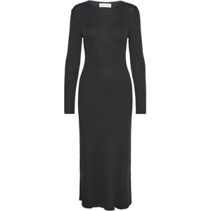 Selected Slflura Lurex Ls Knit Dress M Black M Selected Slflura Lurex Ls Knit Dress M Black M