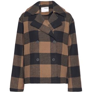 Selected Slfevana Short Wool Jacket 34 Brown 34 Selected Slfevana Short Wool Jacket 34 Brown 34
