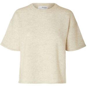 Selected Slfmaline-Liliana 2/4 Knit O-Neck Noos L Beige L Selected Slfmaline-Liliana 2/4 Knit O-Neck Noos L Beige L