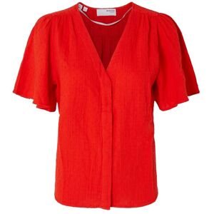 Selected Slfamara 2/4 Top B 34 Red 34 Selected Slfamara 2/4 Top B 34 Red 34