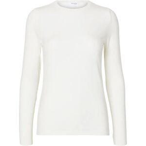 Selected Slwmanja Ls O-Neck Noos M Cream M Selected Slwmanja Ls O-Neck Noos M Cream M