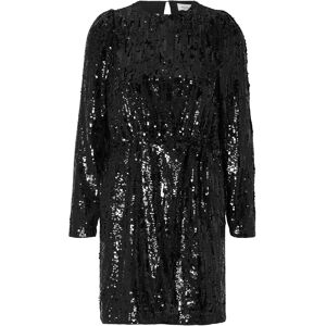 Selected Slfari-Colyn Ls Short Sequins Dress B 42 Black 42 Selected Slfari-Colyn Ls Short Sequins Dress B 42 Black 42