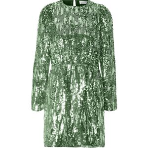Selected Slfari-Colyn Ls Short Sequins Dress B 42 Green 42 Selected Slfari-Colyn Ls Short Sequins Dress B 42 Green 42