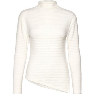 Selected Slfganna Ls T-Neck Top XS White XS Selected Slfganna Ls T-Neck Top XS White XS