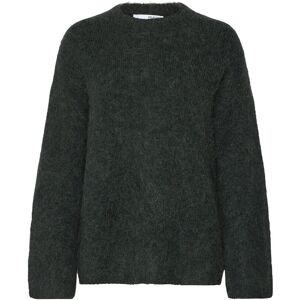 Selected Slfgabella Ls Knit O-Neck Camp L Black L Selected Slfgabella Ls Knit O-Neck Camp L Black L
