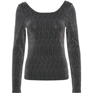 Selected Slfanita Ls Low Back Top L Black L Selected Slfanita Ls Low Back Top L Black L