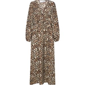 Selected Slfsalli-Damina Ls Aop Ankle Dress B 42 Brown 42 Selected Slfsalli-Damina Ls Aop Ankle Dress B 42 Brown 42