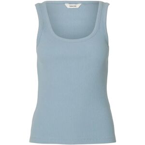 Selected Slwanna U-Neck Tank Top Noos M Blue M Selected Slwanna U-Neck Tank Top Noos M Blue M