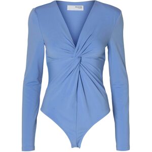 Selected Slfcarma Ls Knot Body L Blue L Selected Slfcarma Ls Knot Body L Blue L