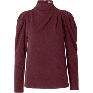 Selected Slfmarwa Ls High Neck Top XS Burgundy XS Selected Slfmarwa Ls High Neck Top XS Burgundy XS