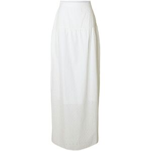 Selected Slfhannah Mw Long Broderi Skirt D 42 White 42 Selected Slfhannah Mw Long Broderi Skirt D 42 White 42