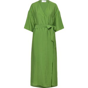 Selected Slfvilmi 3/4 Ankle Wrap Dress 34 Green 34 Selected Slfvilmi 3/4 Ankle Wrap Dress 34 Green 34