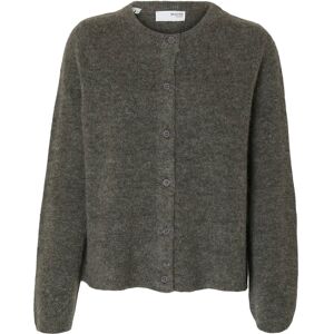 Selected Slflulu New Ls Knit Cardigan Noos XXL Grey XXL Selected Slflulu New Ls Knit Cardigan Noos XXL Grey XXL