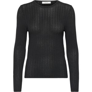 Selected Slfnaja Tight Ls Knit O-Neck M Black M Selected Slfnaja Tight Ls Knit O-Neck M Black M