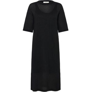Selected Slfshirley 2/4 Knit Dress L Black L Selected Slfshirley 2/4 Knit Dress L Black L