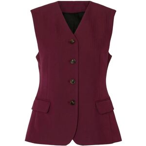 Selected Slffedora Vest 38 Burgundy 38 Selected Slffedora Vest 38 Burgundy 38