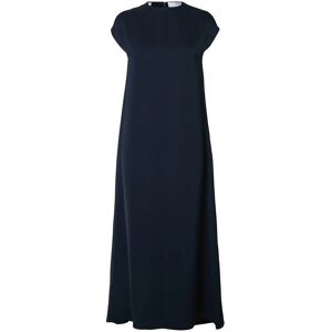Selected Slflina Sl Ankle Slim Dress 34 Navy 34 Selected Slflina Sl Ankle Slim Dress 34 Navy 34