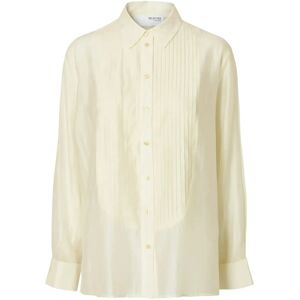 Selected Slfiris Relaxed Ls Shirt B 42 Cream 42 Selected Slfiris Relaxed Ls Shirt B 42 Cream 42