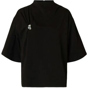 Selected Slfria 2/4 Ss Top XS Black XS Selected Slfria 2/4 Ss Top XS Black XS