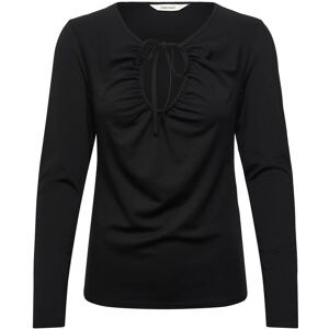 Selected Slfslim Mia Ls Tie Top M Black M Selected Slfslim Mia Ls Tie Top M Black M