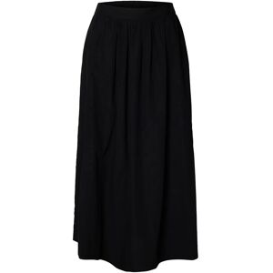 Selected Slwblair Hw Ankle Slit Skirt Noos 42 Black 42 Selected Slwblair Hw Ankle Slit Skirt Noos 42 Black 42