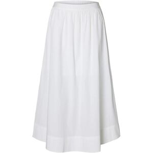 Selected Slwblair Hw Ankle Slit Skirt Noos 38 White 38 Selected Slwblair Hw Ankle Slit Skirt Noos 38 White 38