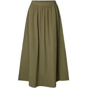 Selected Slwblair Hw Ankle Slit Skirt Noos 42 Khaki 42 Selected Slwblair Hw Ankle Slit Skirt Noos 42 Khaki 42