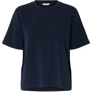 Selected Slftenny Ss Boxy O-Neck Tee Noos M Navy M Selected Slftenny Ss Boxy O-Neck Tee Noos M Navy M