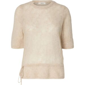 Selected Slfmayer 2/4 Knit O-Neck S Beige S Selected Slfmayer 2/4 Knit O-Neck S Beige S