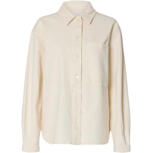 Selected Slfrelaxed Ebba Denim Shirt 36 Cream 36 Selected Slfrelaxed Ebba Denim Shirt 36 Cream 36