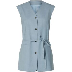 Selected Slfboxy Lisa Vest 40 Blue 40 Selected Slfboxy Lisa Vest 40 Blue 40