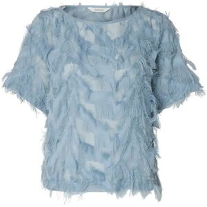 Selected Slfmyline Ss Boat Neck Top B 42 Blue 42 Selected Slfmyline Ss Boat Neck Top B 42 Blue 42