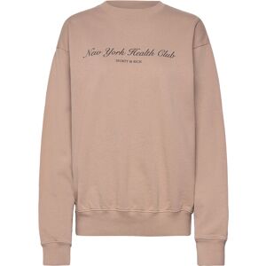 Sporty & Rich Ny Health Club Crewneck XS Beige XS Sporty & Rich Ny Health Club Crewneck XS Beige XS