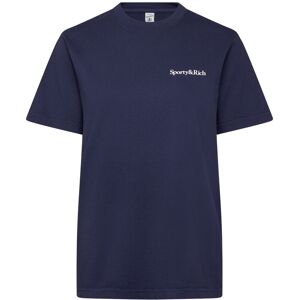 Sporty & Rich Health Is Wealth T-Shirt XS Navy XS Sporty & Rich Health Is Wealth T-Shirt XS Navy XS