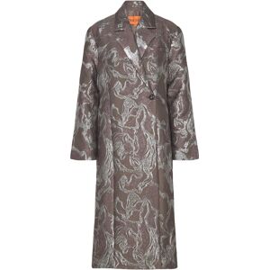 STINE GOYA Long Sleeve Straight Coat, 2269 Wov XS Brown XS STINE GOYA Long Sleeve Straight Coat, 2269 Wov XS Brown XS