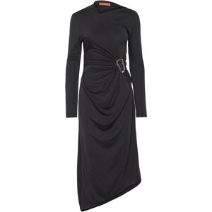 STINE GOYA Long Sleeve Midi Dress With Fixed B XS Black XS STINE GOYA Long Sleeve Midi Dress With Fixed B XS Black XS