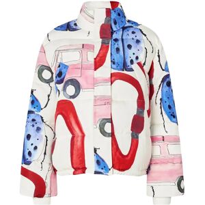 STINE GOYA 2424 Printed Tech, Long Sleeve Puff XS Cream XS STINE GOYA 2424 Printed Tech, Long Sleeve Puff XS Cream XS