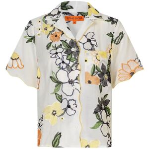 STINE GOYA 2133 Tencel, Scalloped Short Sleeve L White L STINE GOYA 2133 Tencel, Scalloped Short Sleeve L White L