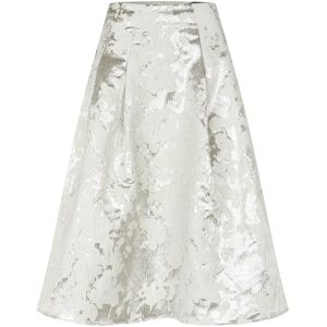 STINE GOYA Metallic Woven Jacquard, Voluminous Midi Skirt S Silver S STINE GOYA Metallic Woven Jacquard, Voluminous Midi Skirt S Silver S