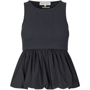 STINE GOYA Rib / Light Cotton, Sleeveless Balloon Top XL Black XL STINE GOYA Rib / Light Cotton, Sleeveless Balloon Top XL Black XL