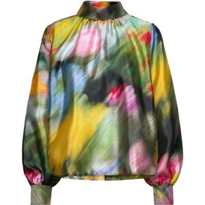 STINE GOYA 2067 Flat Textured Poly, Gathered Long Sleeve Top XS Patterned XS STINE GOYA 2067 Flat Textured Poly, Gathered Long Sleeve Top XS Patterned XS