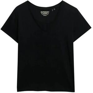 Superdry Studios Slub Emb Vee Tee 12 Black 12 Superdry Studios Slub Emb Vee Tee 12 Black 12