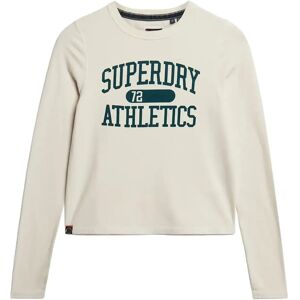Superdry Athletic Ringer Slim L/S Top 14 Cream 14 Superdry Athletic Ringer Slim L/S Top 14 Cream 14