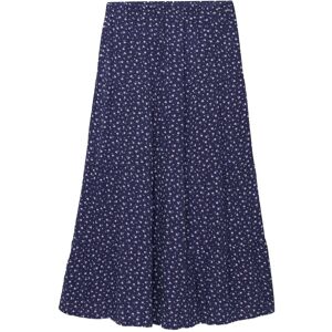 Superdry Woven Tiered Maxi Skirt 10 Navy 10 Superdry Woven Tiered Maxi Skirt 10 Navy 10