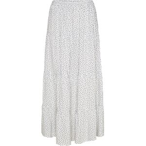 Superdry Woven Tiered Maxi Skirt 8 White 8 Superdry Woven Tiered Maxi Skirt 8 White 8