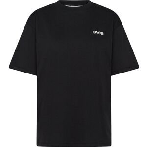 Svea Swaustin Boxy Ss T-Shirt S Black S Svea Swaustin Boxy Ss T-Shirt S Black S