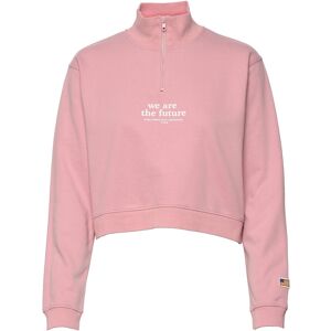 Svea W. Half Zip Sweat S Pink S Svea W. Half Zip Sweat S Pink S