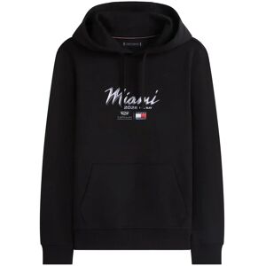 Tommy Hilfiger Th X Cf1 Miami Graphic Hoodie XXL Black XXL Tommy Hilfiger Th X Cf1 Miami Graphic Hoodie XXL Black XXL