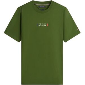 Tommy Hilfiger Brand Love Small Center Tee XS Khaki XS Tommy Hilfiger Brand Love Small Center Tee XS Khaki XS