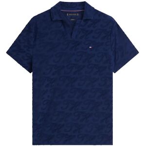 Tommy Hilfiger Jonny Collar Towel Jacq Reg Polo XXL Navy XXL Tommy Hilfiger Jonny Collar Towel Jacq Reg Polo XXL Navy XXL